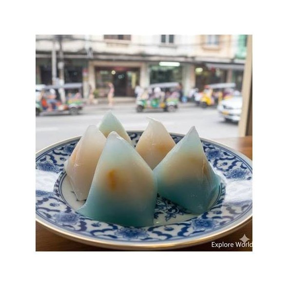 Khanom Thian Kaeo Sticky Rice Dumplings