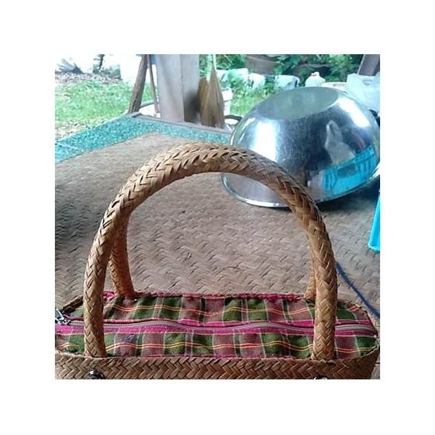 Khla Reed Basket Bag