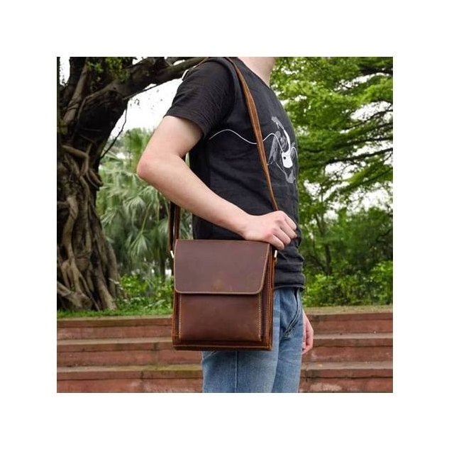 KLS Leather Shoulder Bag