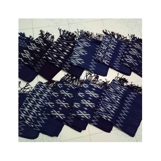 Natural Indigo Scarves