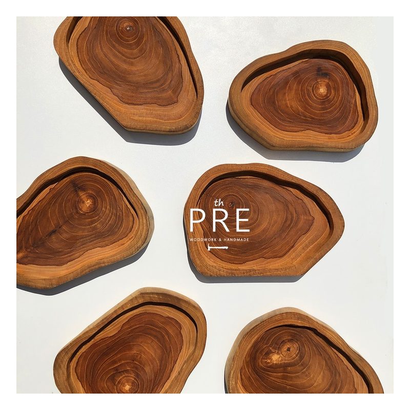 Natural Root Wood Serving Trays