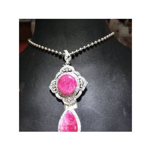 Pink Gemstone Pendant