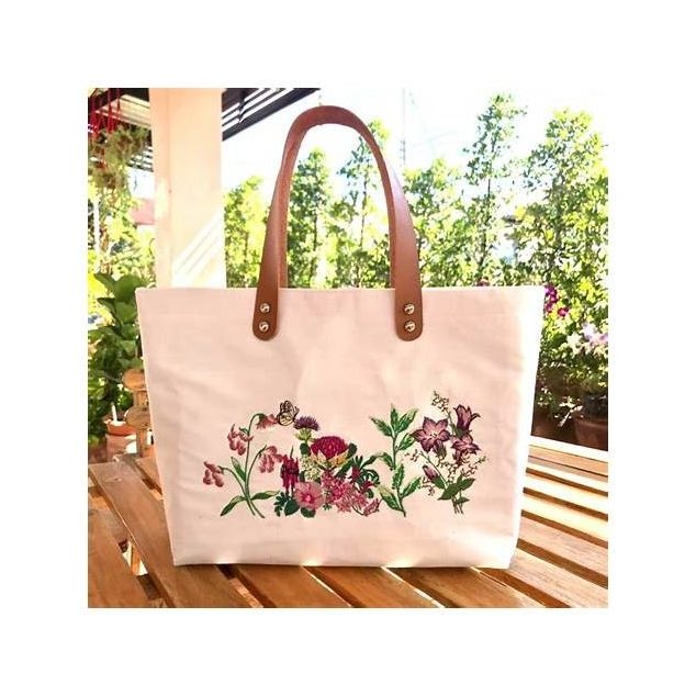 Printed Fabric Tote Bag