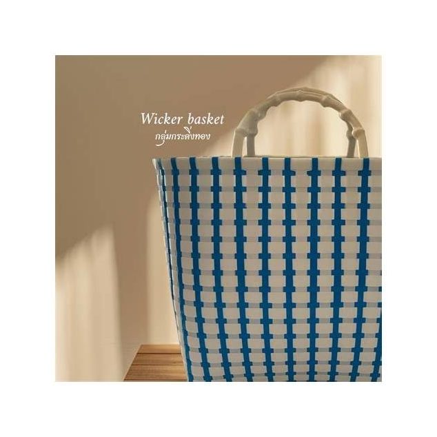 Woven Plastic Basket Bag