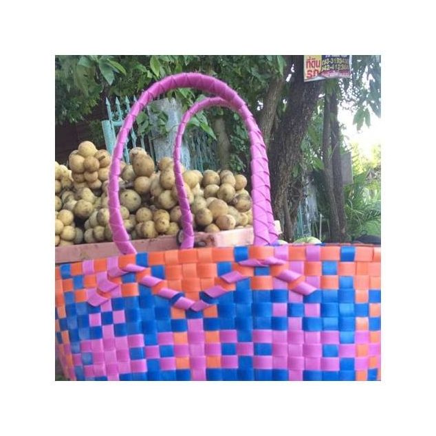 Woven Plastic Basket