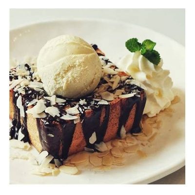 Young Coconut Chiffon Toast