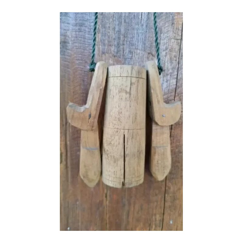Wooden Cowbell Wind Chimes
