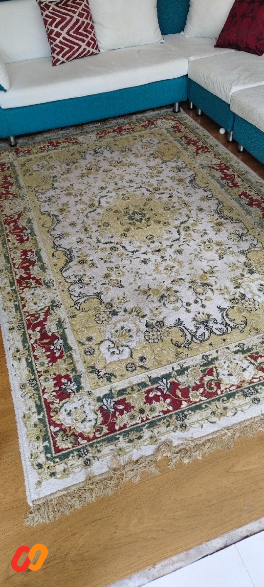 Carpet with a silky touch finish, commonly designed in traditional or Persian-inspired styles.