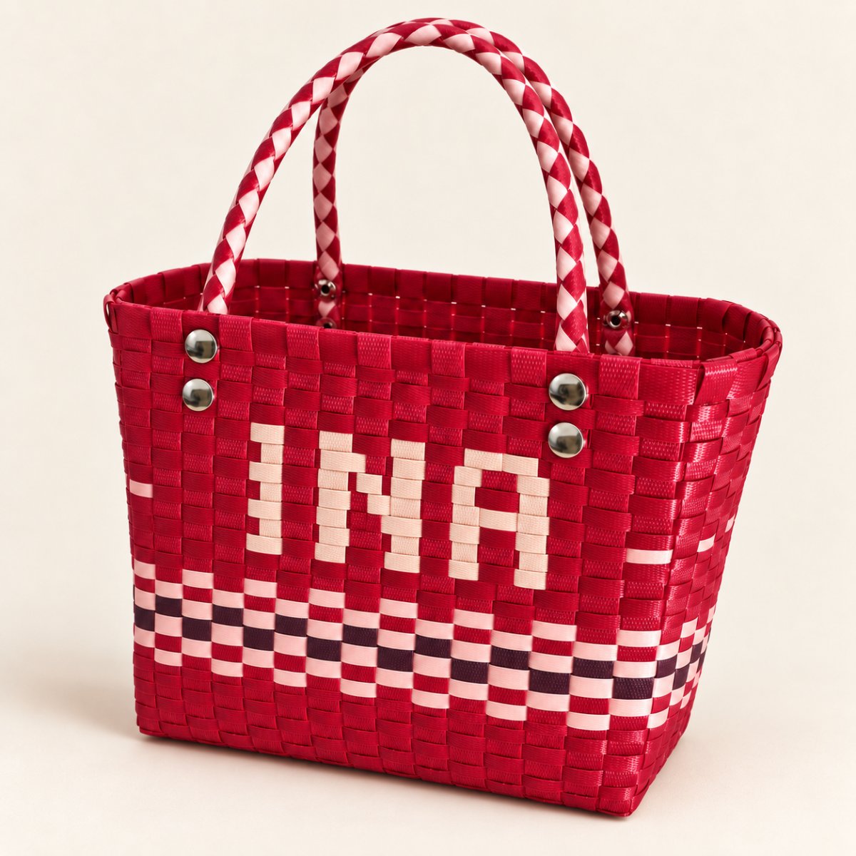 Cherry Personalised Name Tote Bag