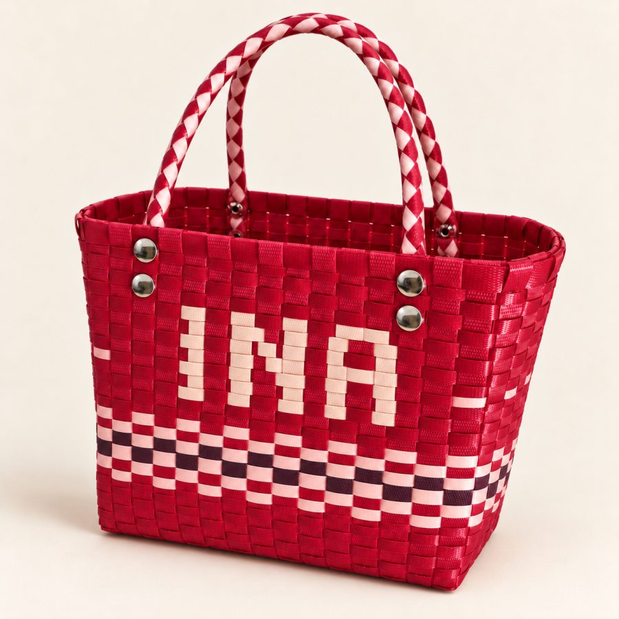 Cherry Personalised Name Tote Bag