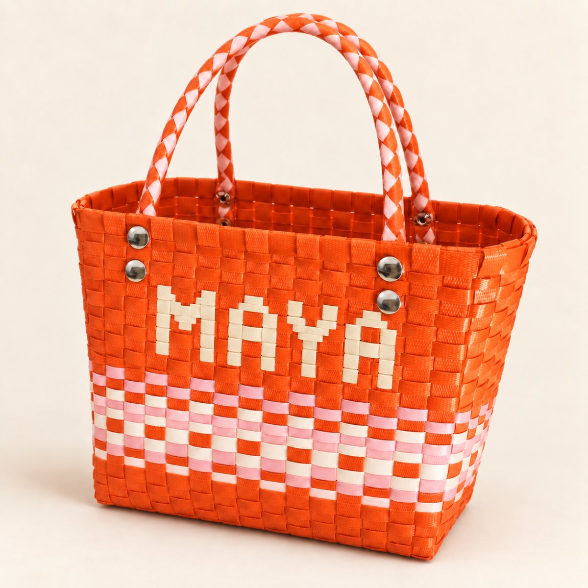 Mandarin Personalised Name Tote Bag