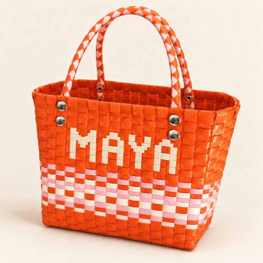 Mandarin Personalised Name Tote Bag