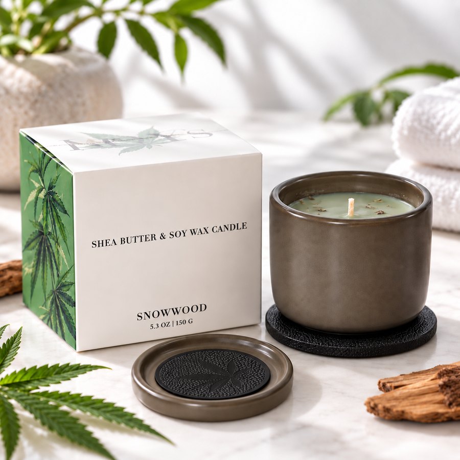 Artisan Spa Candle SNOWWOOD — A Ritual of Calm | 150 g