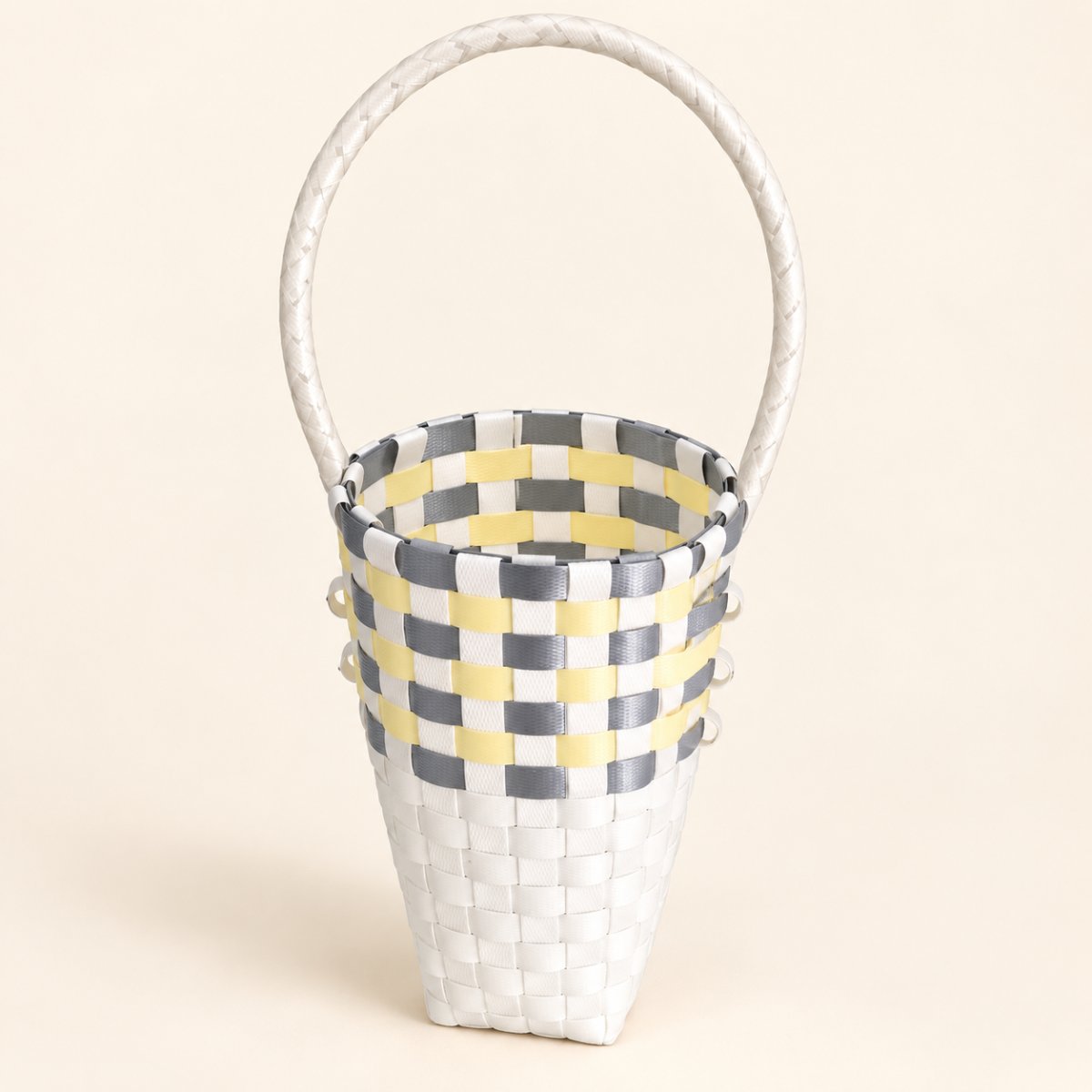 Pastel Handwoven Basket