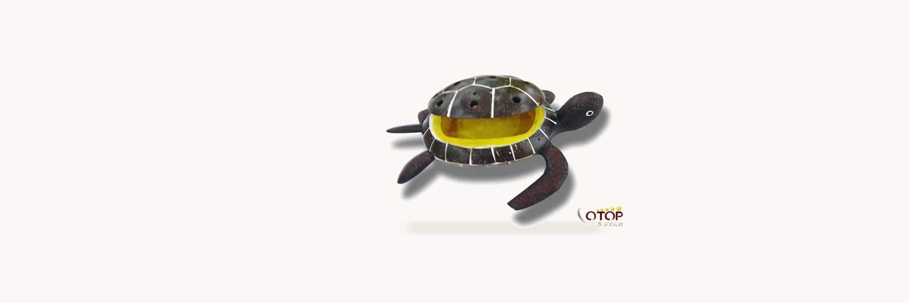 Turtle Model Made of Coconut Shell Maker, Sam Phran