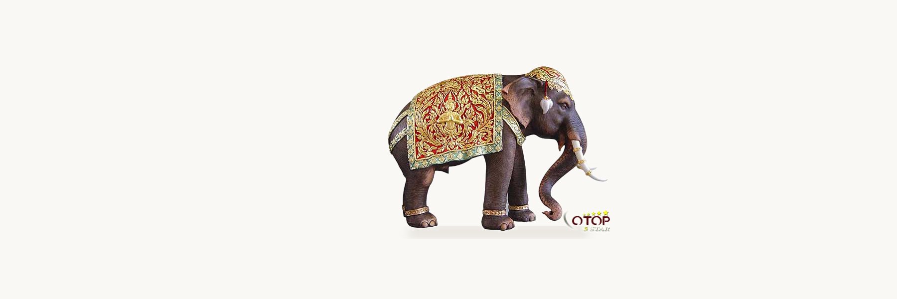 Lacquered Elephant Model Maker, Thawi Watthana