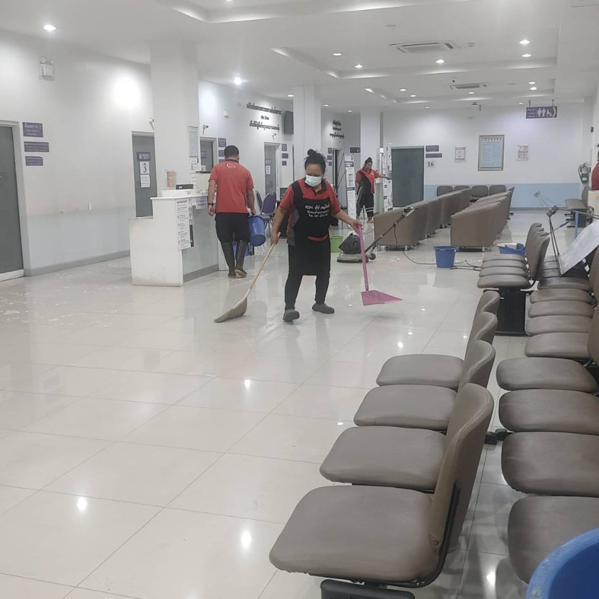 Hospital waiting area