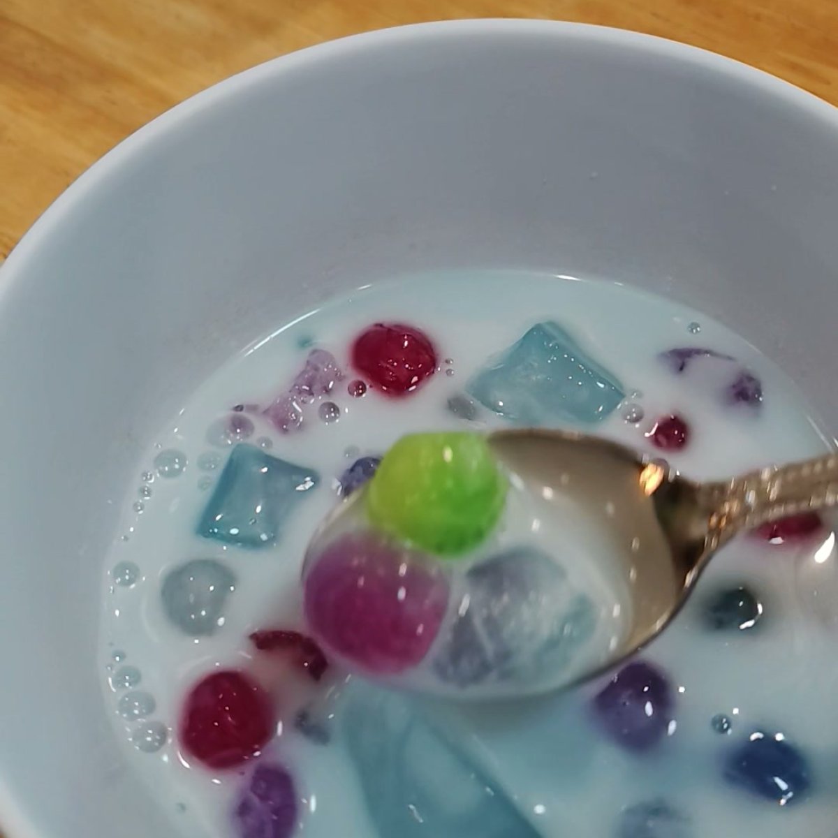 Coconut milk dessert